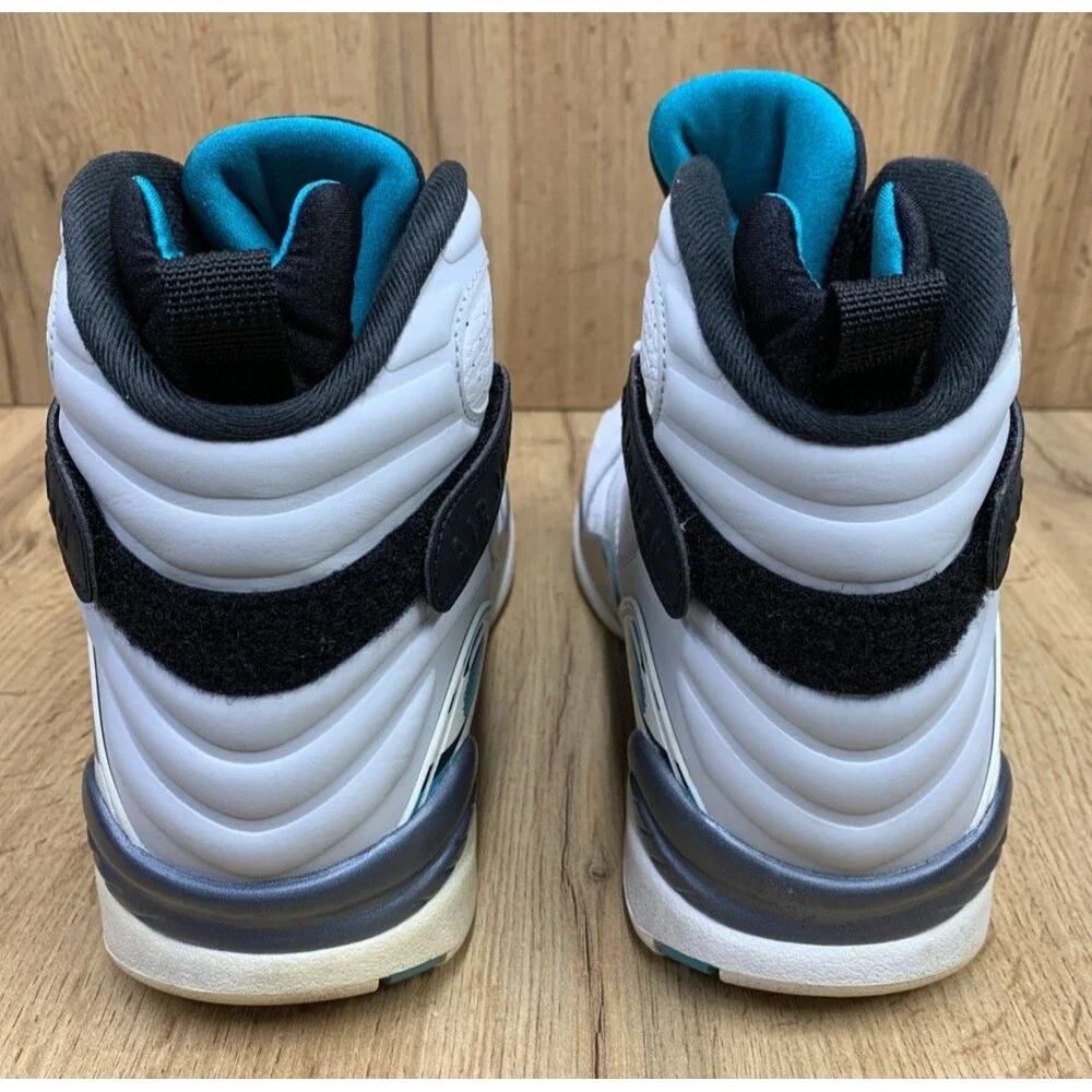 Jordan 8 Retro South Beach 2018 Sneaker Shoes 305381-113 White Turbo Green 8.5